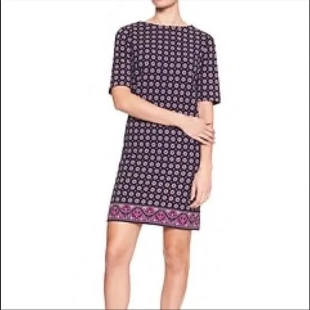 Banana Republic Purple Shift Dress
